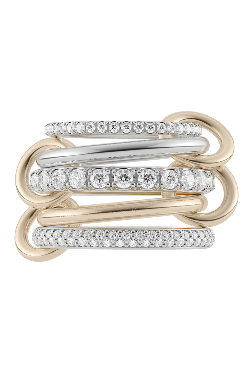SPINELLI KILCOLLIN-Leyla SG 5 Link Ring-YELLOW GOLD
