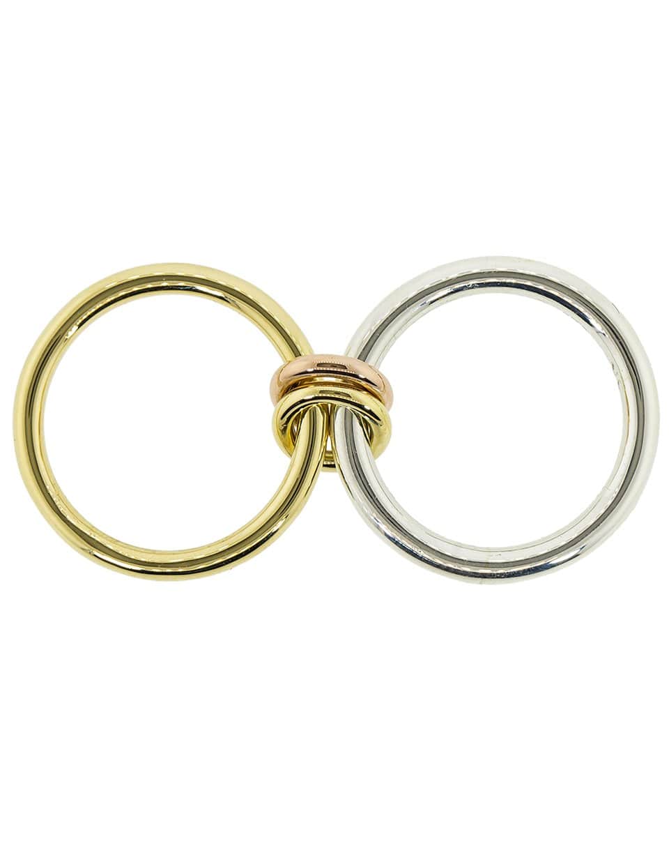 SPINELLI KILCOLLIN-Calliope Yellow Gold and Silver 2 Link Ring-YELLOW GOLD