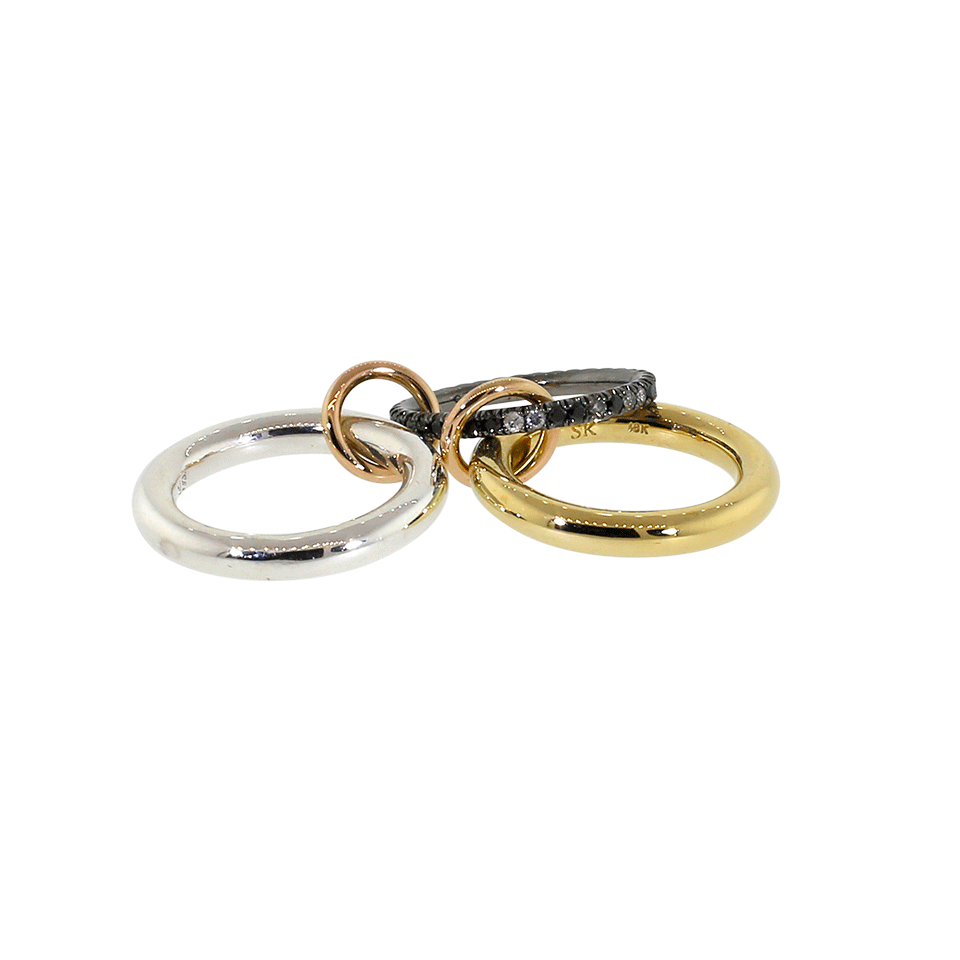 SPINELLI KILCOLLIN-Libra 3 Linked Rings-YELLOW GOLD