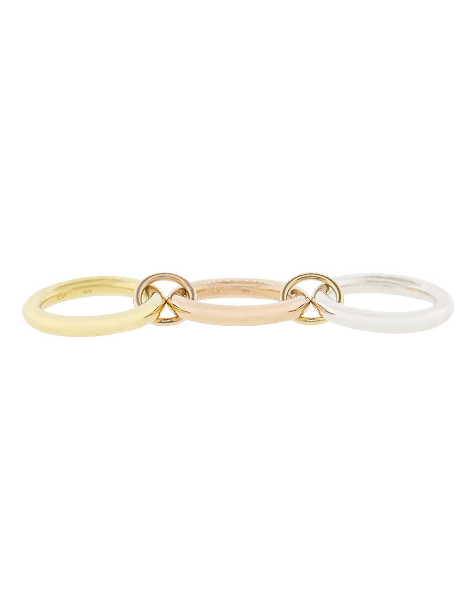 SPINELLI KILCOLLIN-Mercury Three Linked Rings-YELLOW GOLD