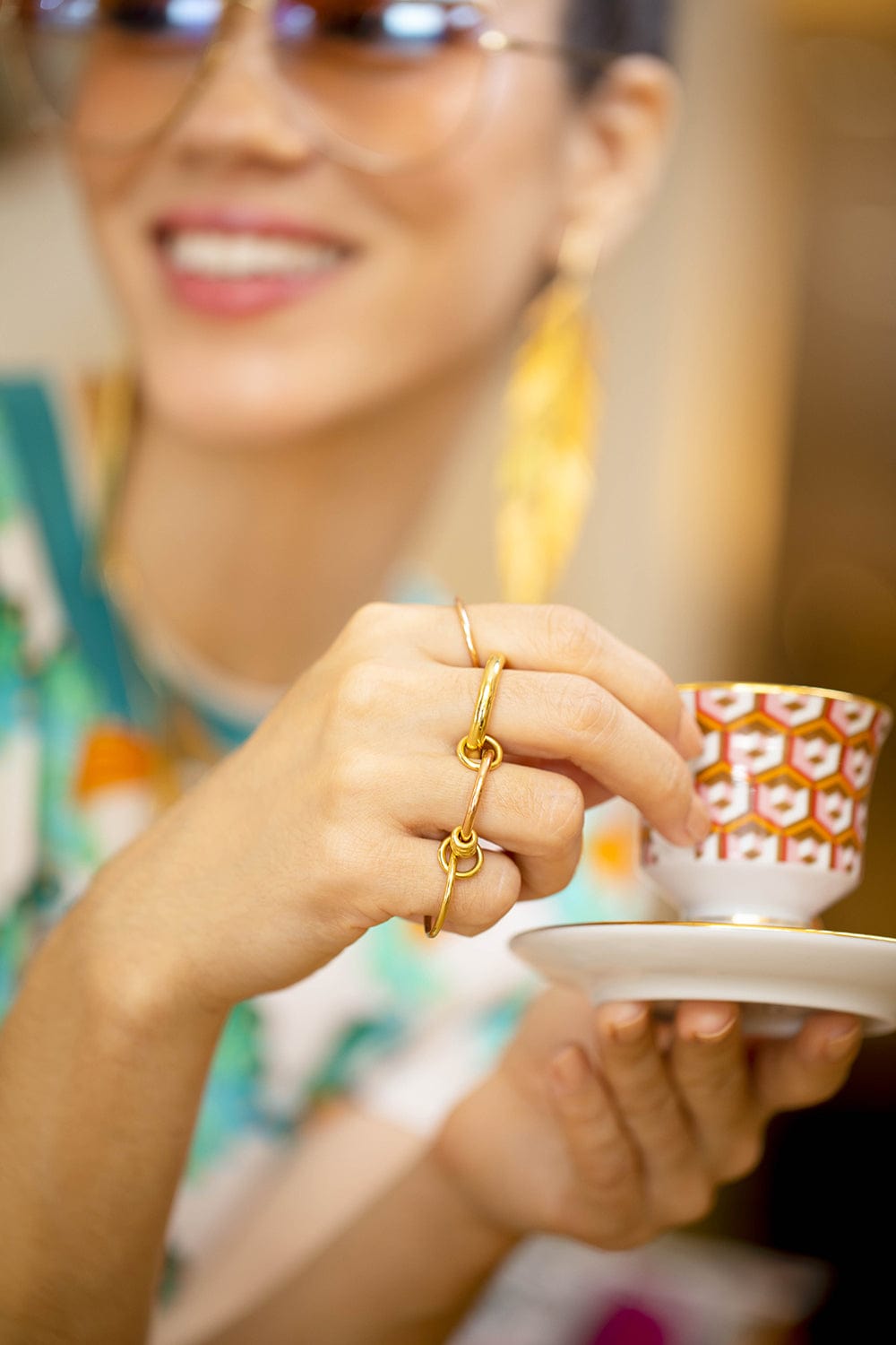SPINELLI KILCOLLIN-Aries MX 4 Link Ring-YELLOW GOLD