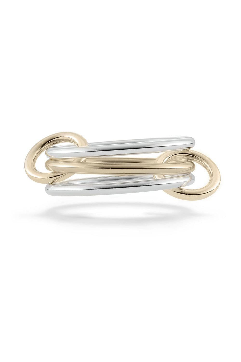 Solarium SY Three Link Ring-YELLOW GOLD-8-JEWELRYFINE JEWELRING-SPINELLI KILCOLLIN