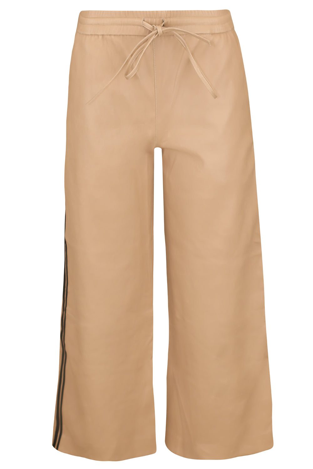 Cropped Leather Athletic Pant-NOVELTY-XS-CLOTHINGPANTCROPPED-SPRWMN