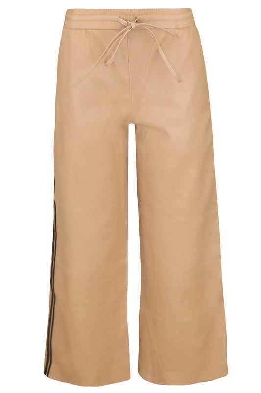 Cropped Leather Athletic Pant-NOVELTY-XS-CLOTHINGPANTCROPPED-SPRWMN