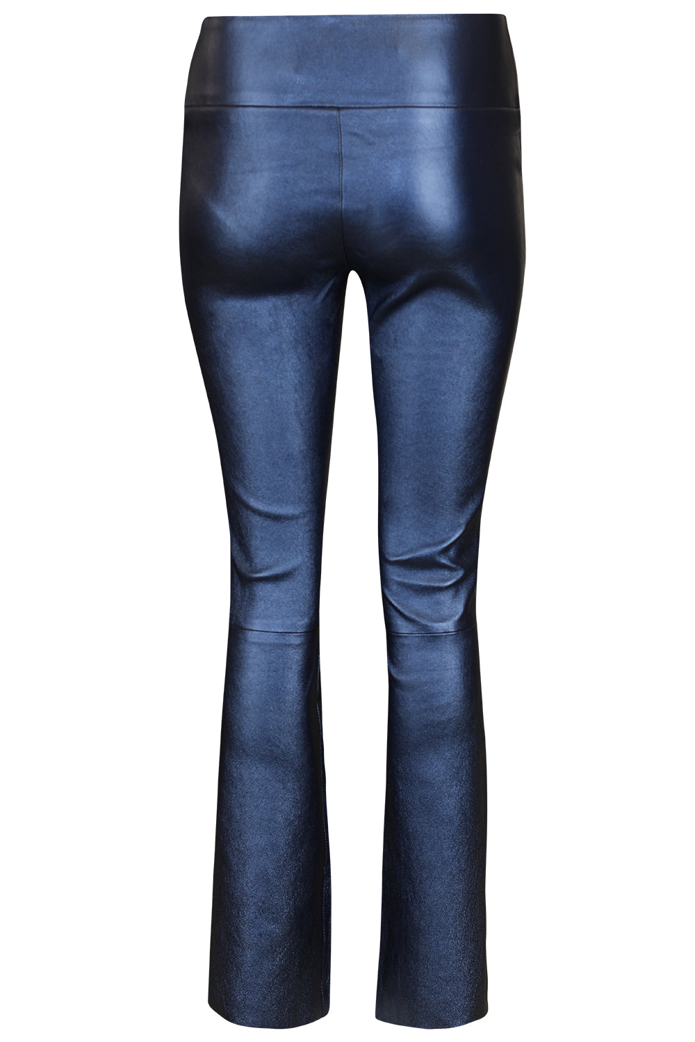  Ankle Flare Legging - Metallic Navy-BLUE-S-CLOTHINGPANTSLIM FIT-SPRWMN 