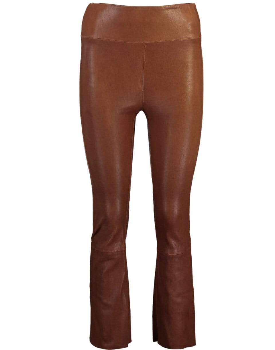 SPRWMN-Crop Flare Legging - Cocoa-