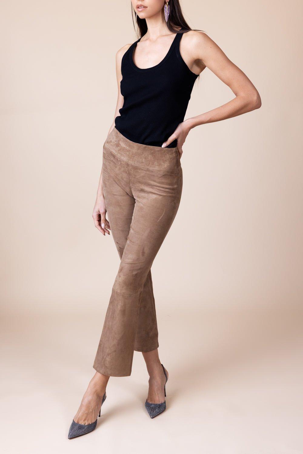SPRWMN-Ankle Flare Legging - Mushroom-