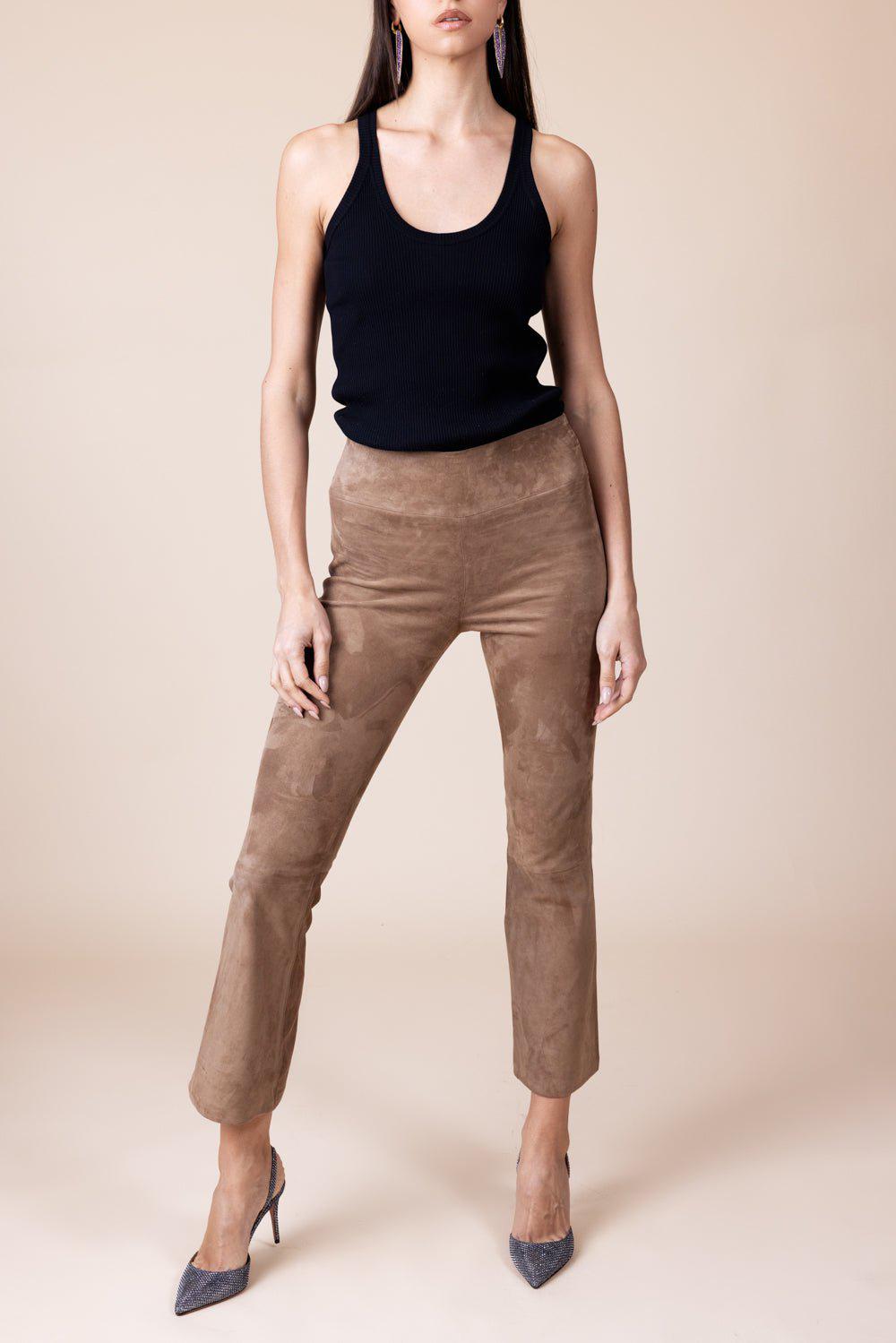 SPRWMN-Ankle Flare Legging - Mushroom-