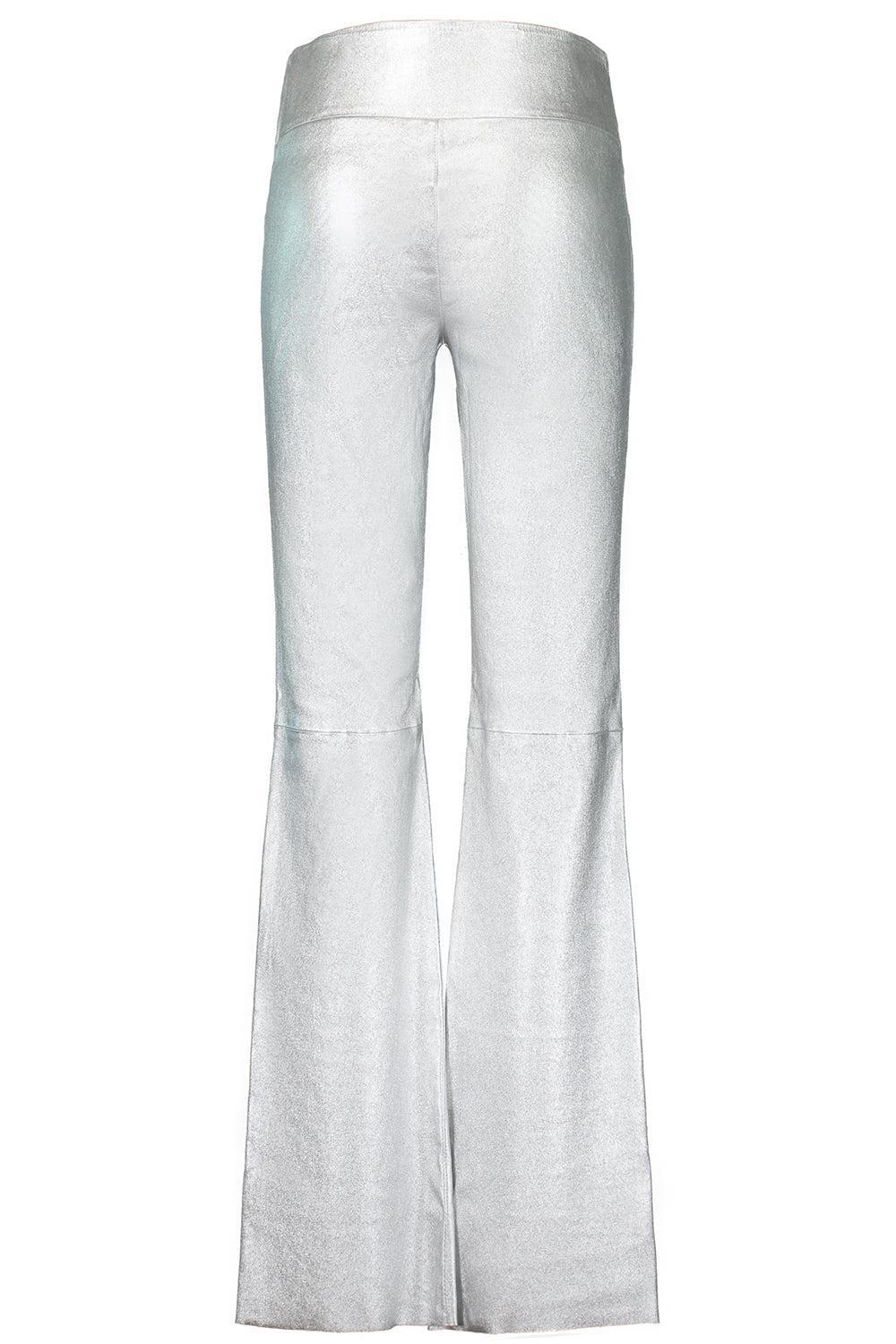 Micro Flare Pant - Silver-SILVER-S-CLOTHINGPANTSLIM FIT-SPRWMN