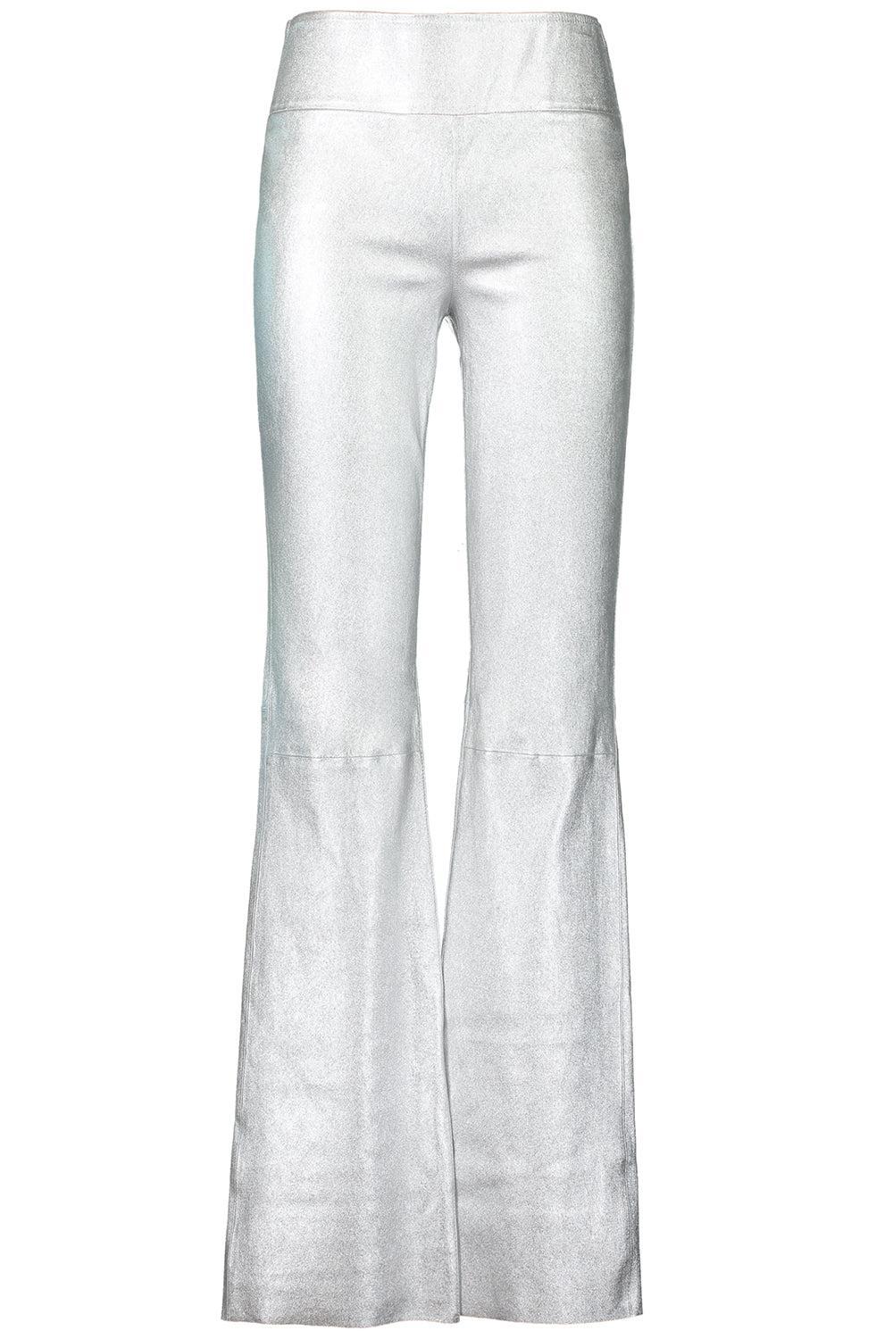 Micro Flare Pant - Silver-SILVER-S-CLOTHINGPANTSLIM FIT-SPRWMN