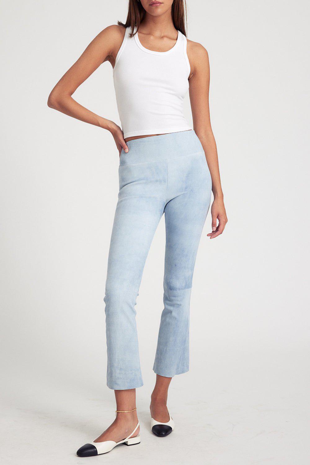 SPRWMN-Ankle Flare Legging - Sky-