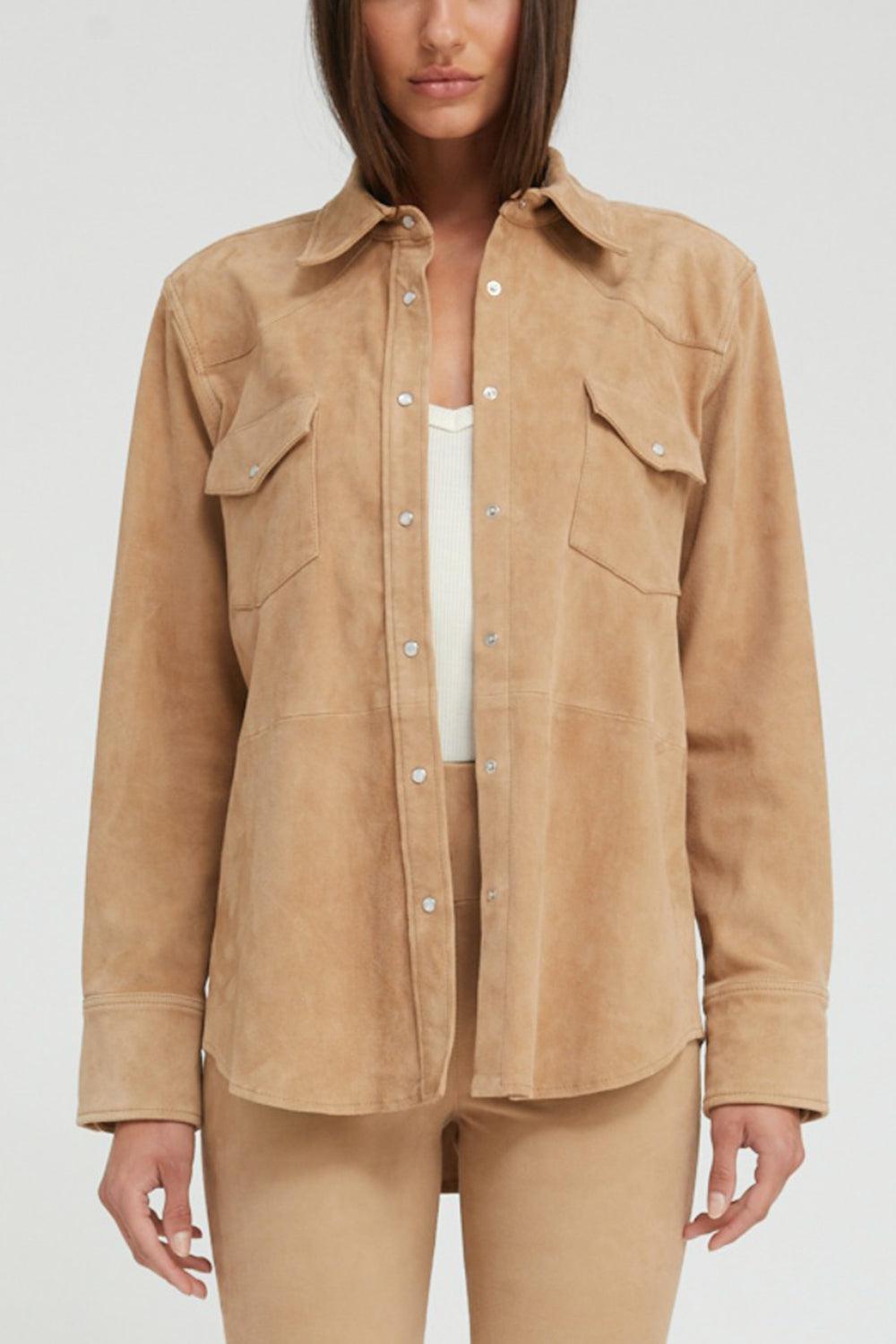 Western Shirt-SAND-XS-CLOTHINGTOPBLOUSE-SPRWMN