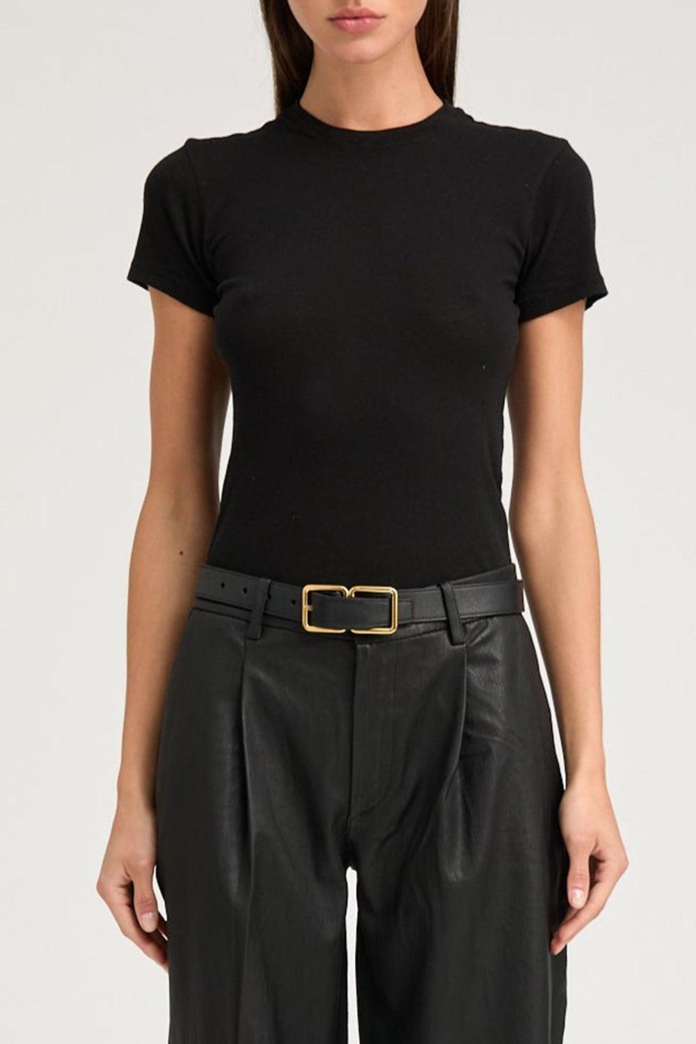 Baby Tee - Black-BLACK-XS-CLOTHINGTOPT-SHIRT-SPRWMN
