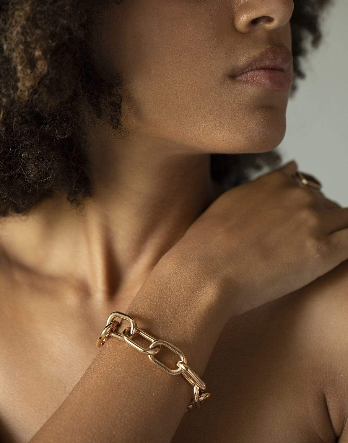 STATE PROPERTY-Dupin Link Bracelet-ROSE GOLD