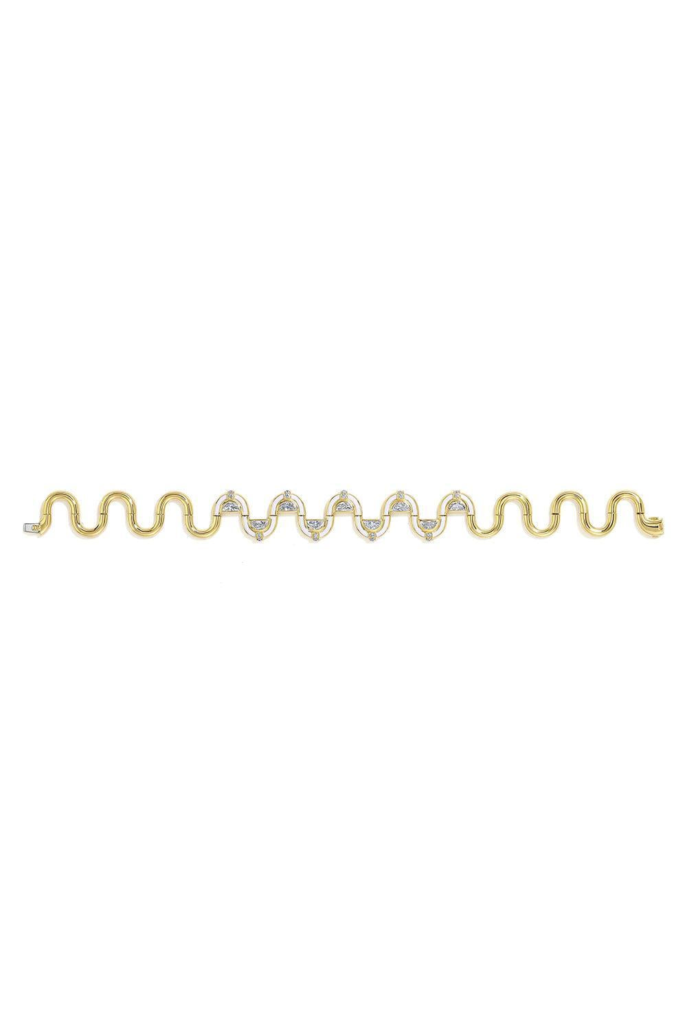 Edessa Epaulette Diamond Bone Bracelet-YELLOW GOLD-6.7-JEWELRYFINE JEWELBRACELET O-STATE PROPERTY