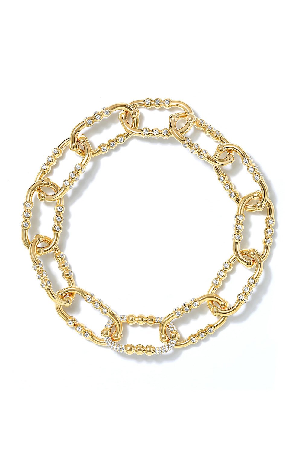STATE PROPERTY-Markeli Link Bracelet-YELLOW GOLD