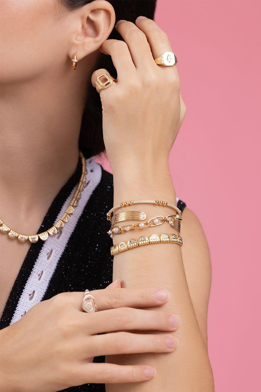 STATE PROPERTY-Marmara Diamond Bracelet-YELLOW GOLD