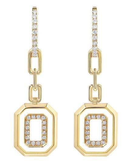 STATE PROPERTY-Azar Pendant Drop Earrings-YELLOW GOLD
