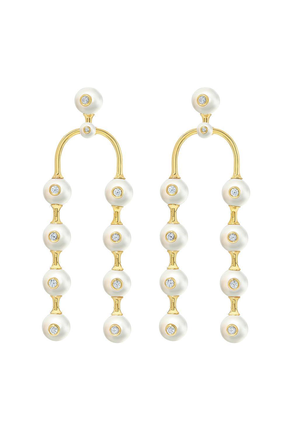 Nemara Grand Pearl Drop Earrings