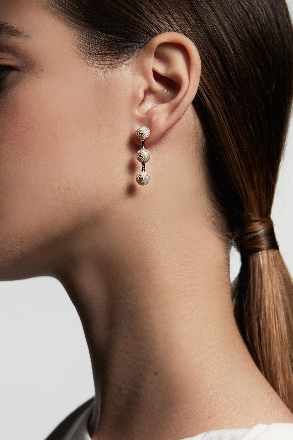 Nemara Pave Diamond Drop Earrings-YELLOW GOLD-JEWELRYFINE JEWELEARRING-STATE PROPERTY