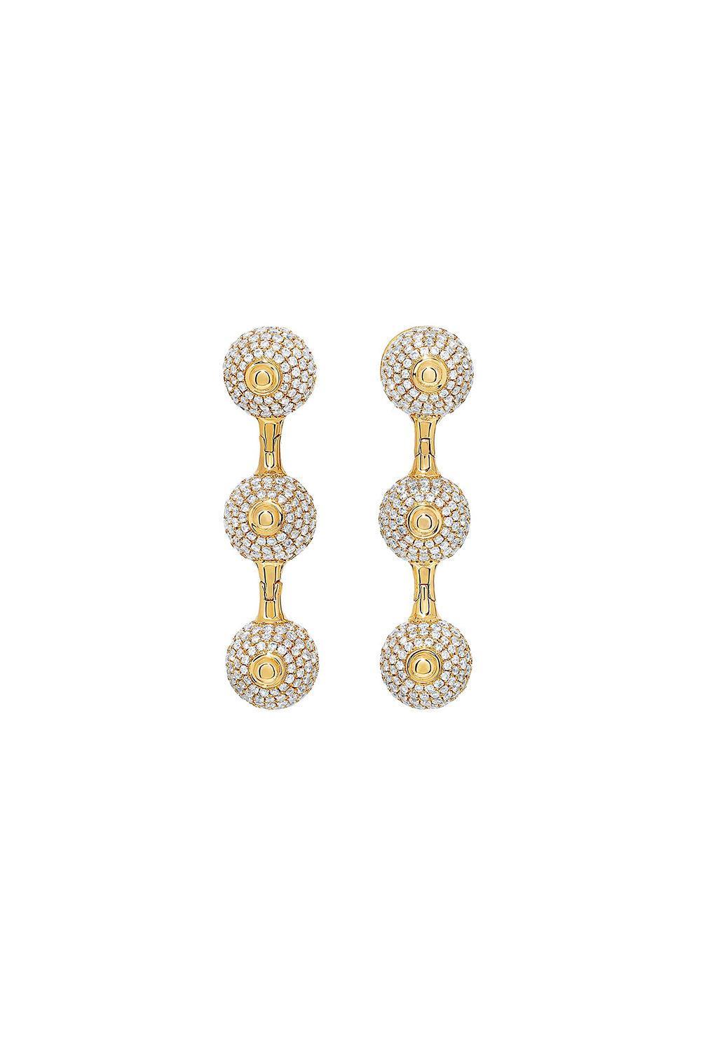 Nemara Pave Diamond Drop Earrings-YELLOW GOLD-JEWELRYFINE JEWELEARRING-STATE PROPERTY