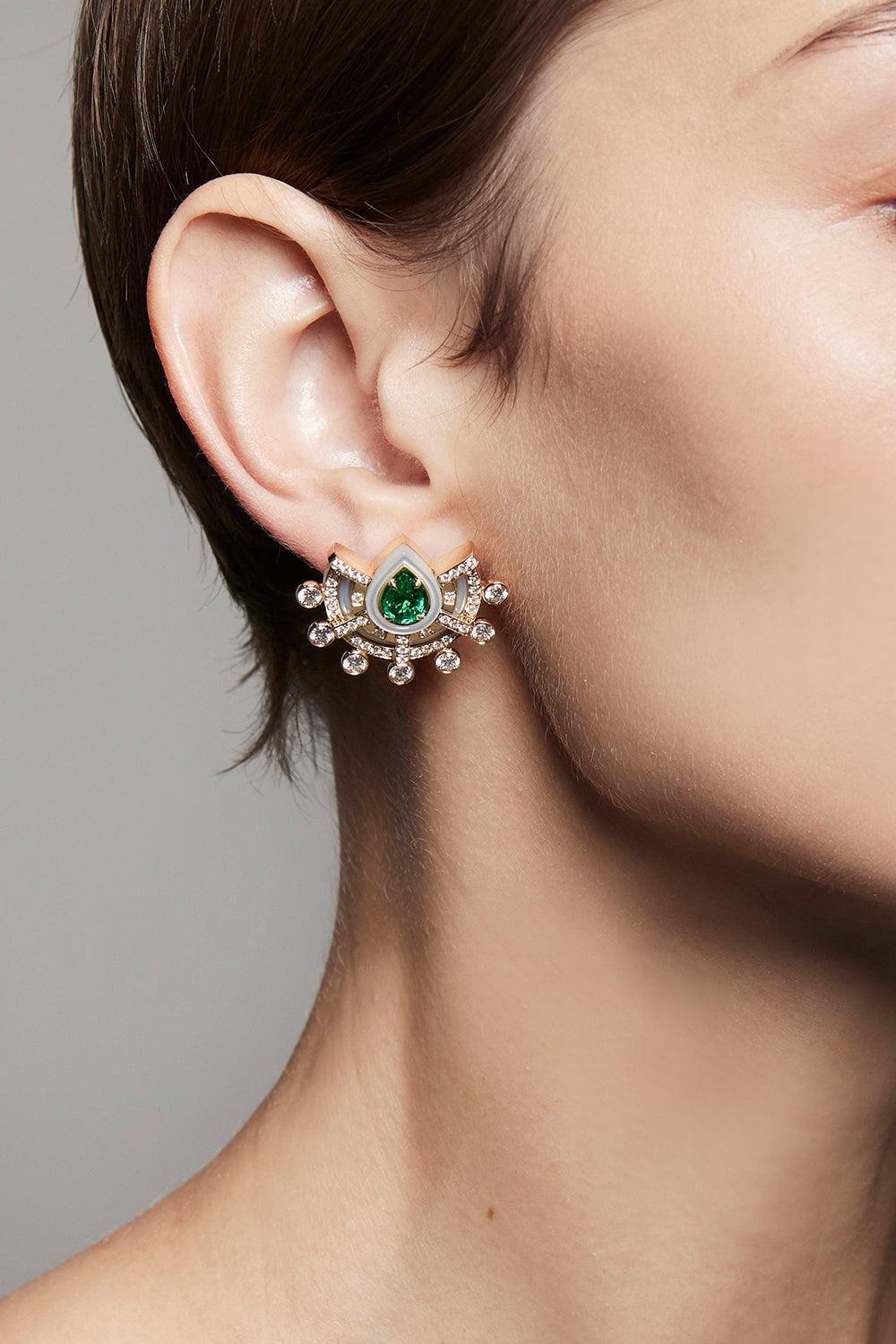 Raisina Snowdrop Earrings-YELLOW GOLD-JEWELRYFINE JEWELEARRING-STATE PROPERTY