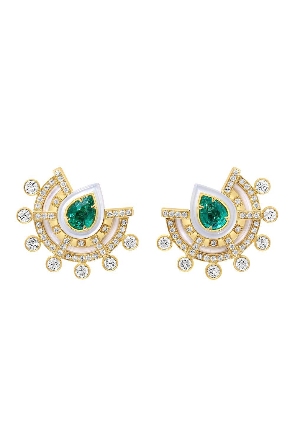 Raisina Snowdrop Earrings-YELLOW GOLD-JEWELRYFINE JEWELEARRING-STATE PROPERTY
