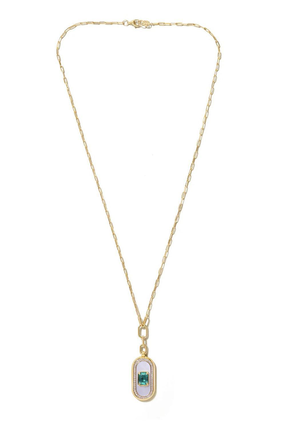Battuta Snowdrop Necklace-YELLOW GOLD-18-JEWELRYFINE JEWELNECKLACE O-STATE PROPERTY