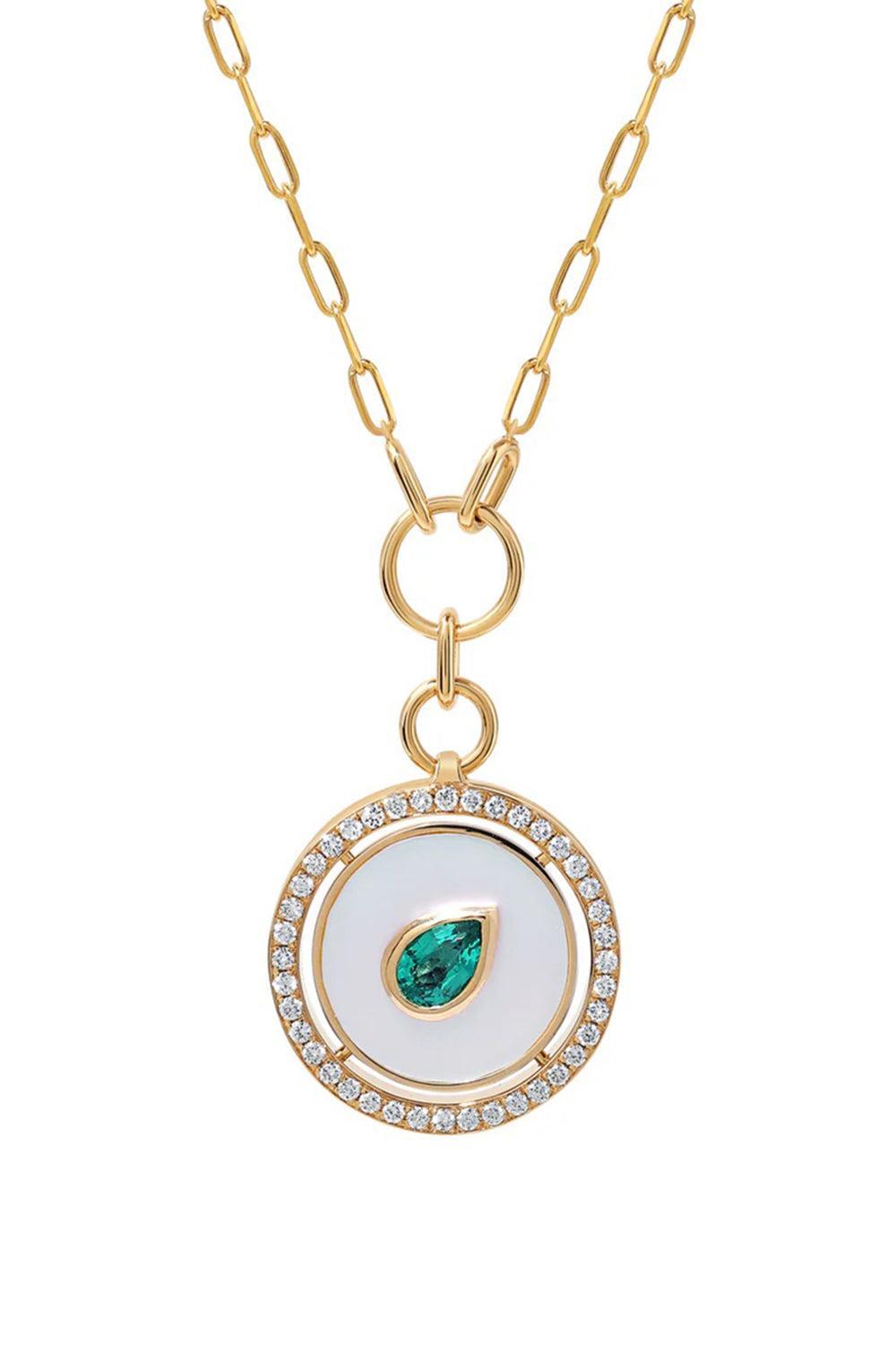 Aebi Snowdrop Necklace-YELLOW GOLD-20-JEWELRYFINE JEWELNECKLACE O-STATE PROPERTY