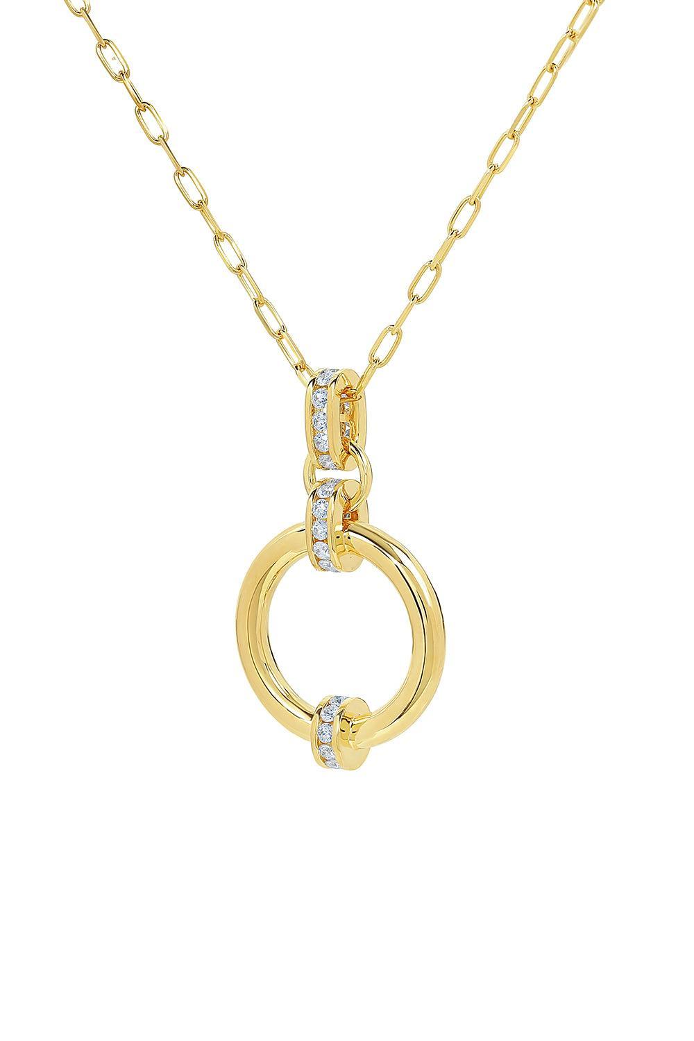 Idris Pendant Necklace-YELLOW GOLD-20-JEWELRYFINE JEWELNECKLACE O-STATE PROPERTY