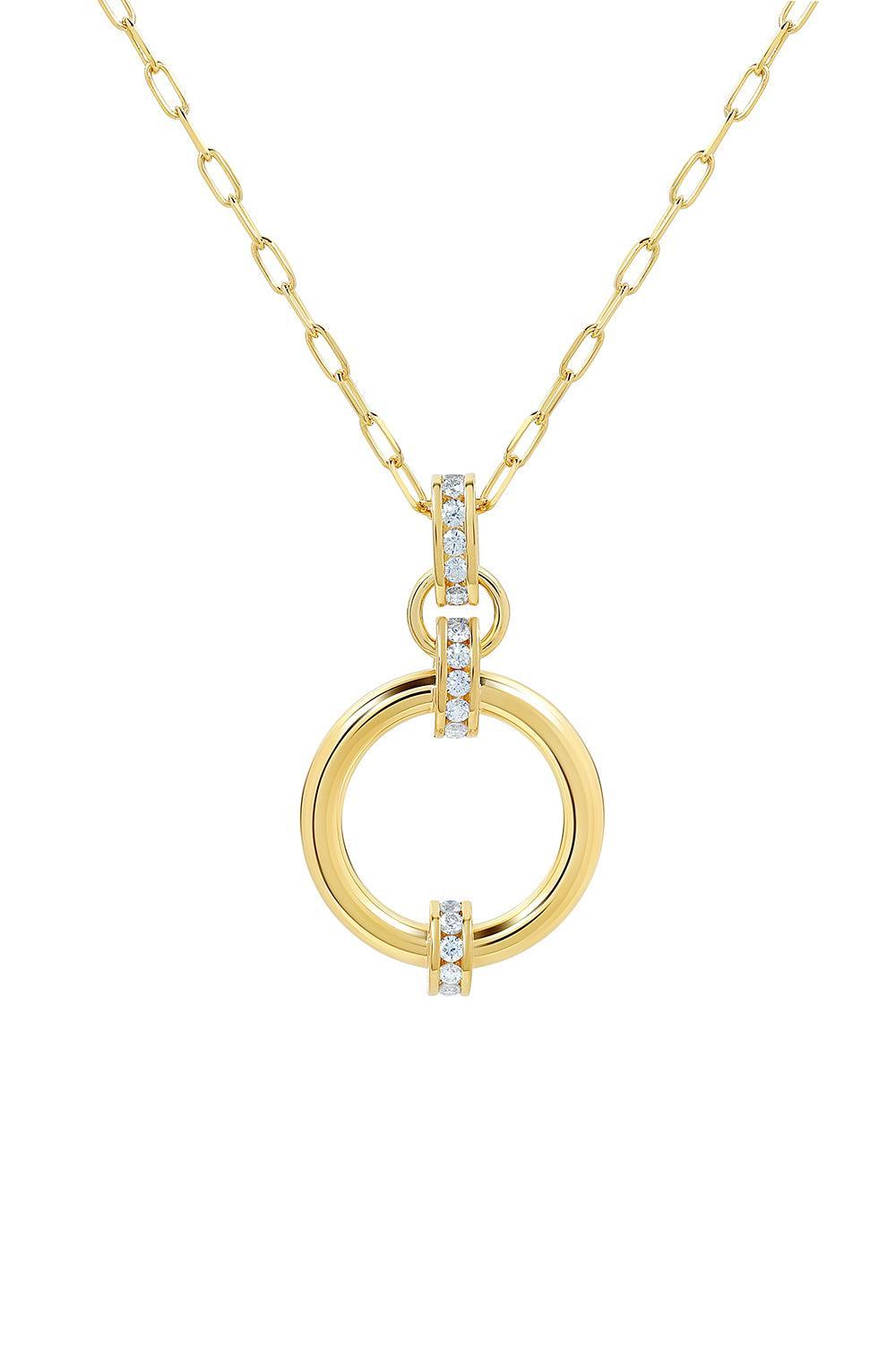 Idris Pendant Necklace-YELLOW GOLD-20-JEWELRYFINE JEWELNECKLACE O-STATE PROPERTY