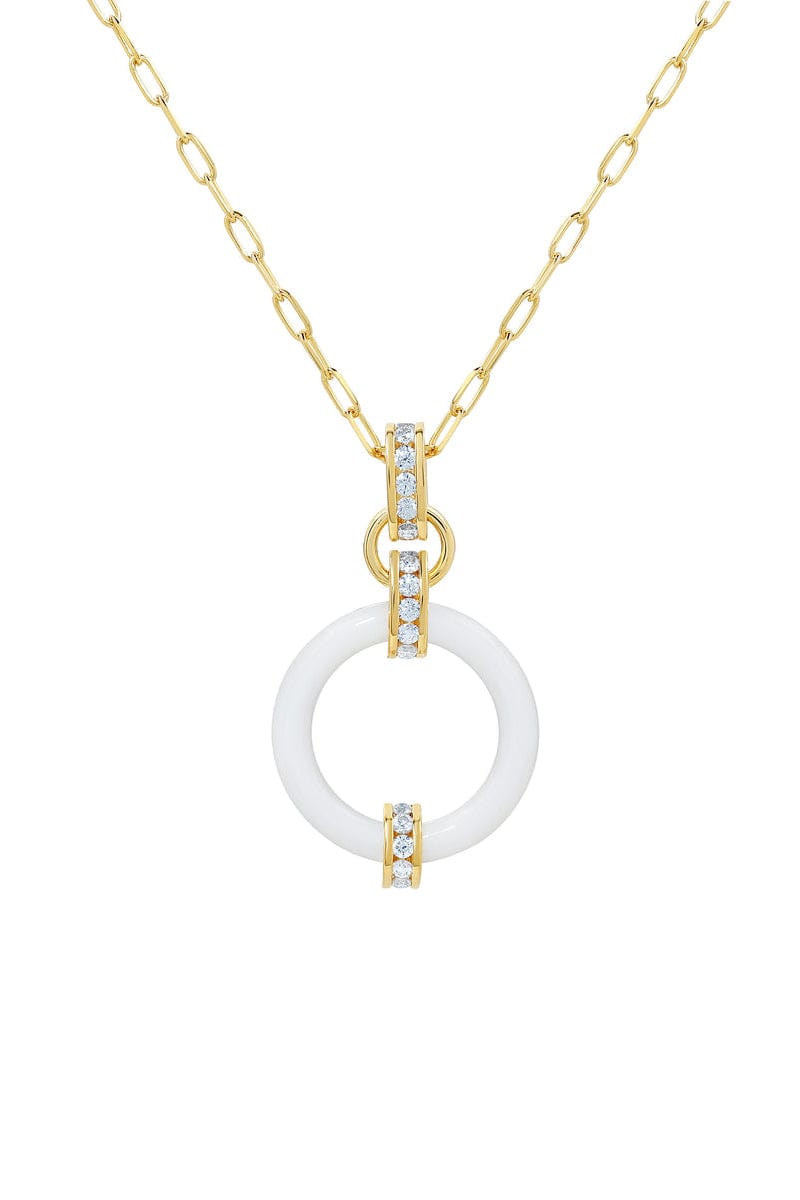 STATE PROPERTY-Idris Black Onyx Pendant-YELLOW GOLD