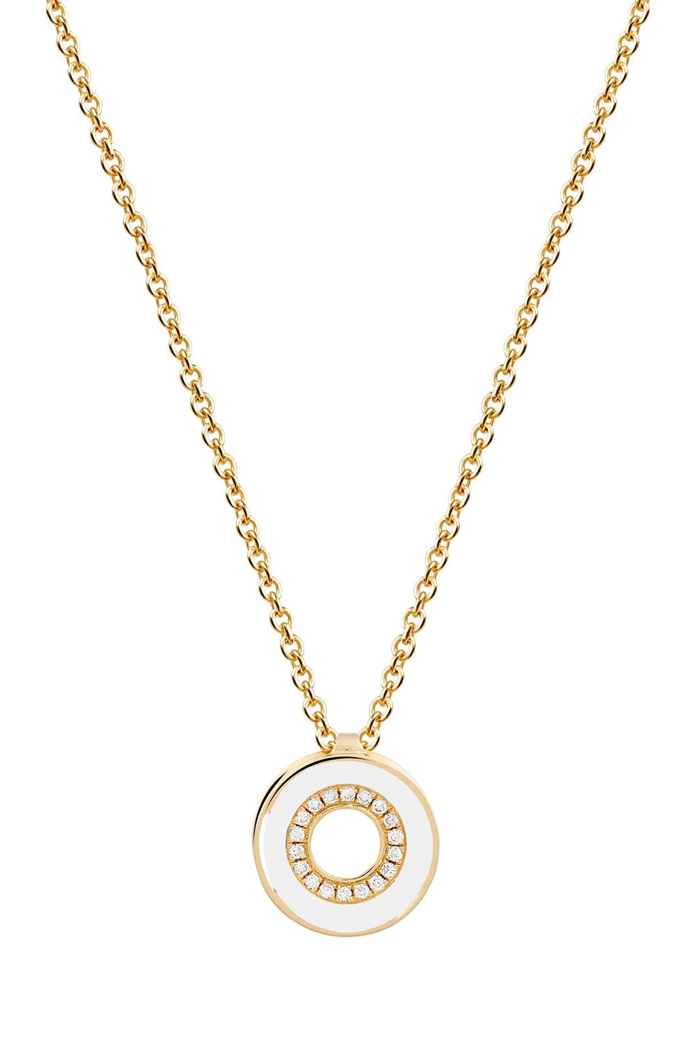 STATE PROPERTY-Rinzo Bone White Pendant-YELLOW GOLD