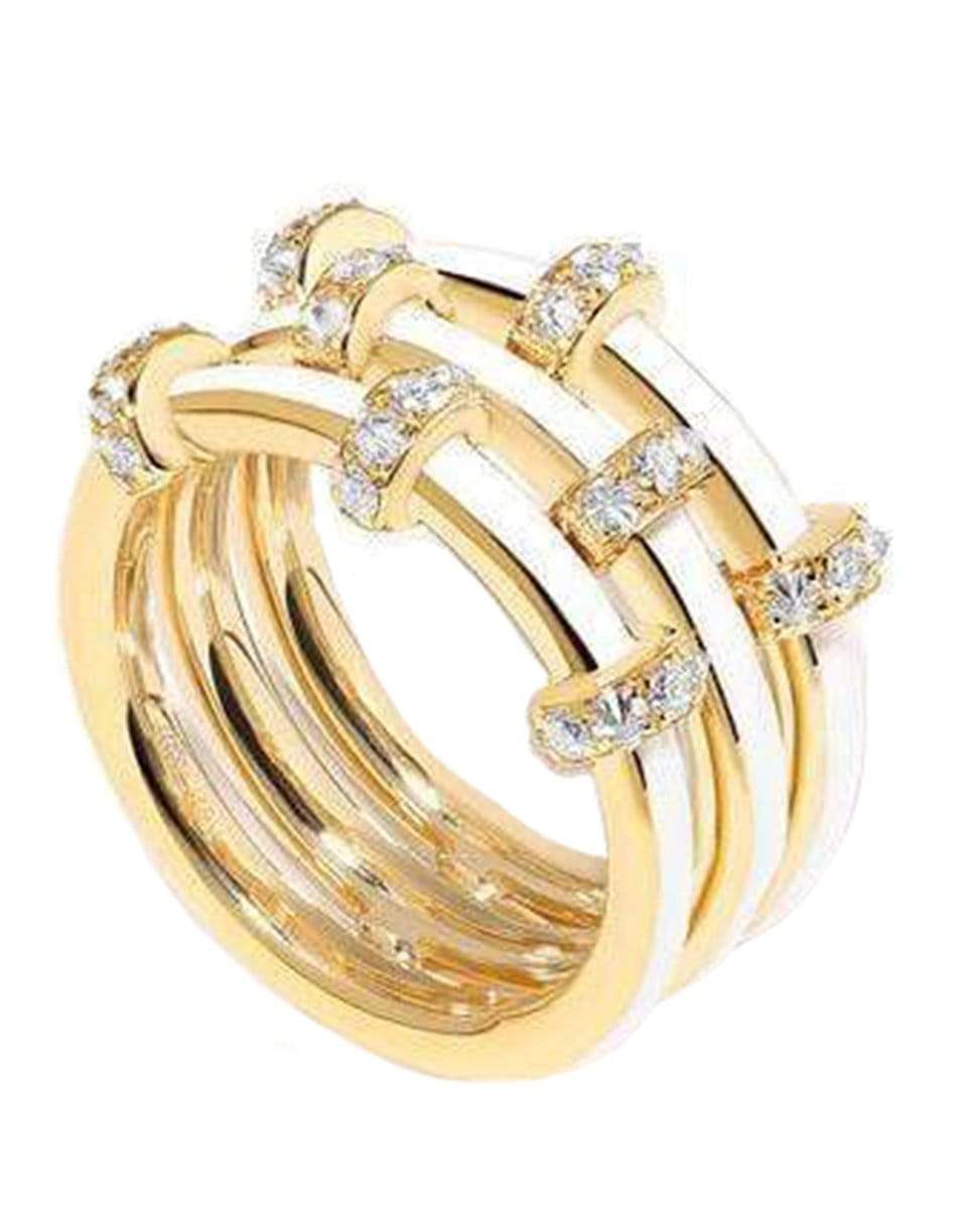STATE PROPERTY-Idris Triplet Enamel Ring-YELLOW GOLD