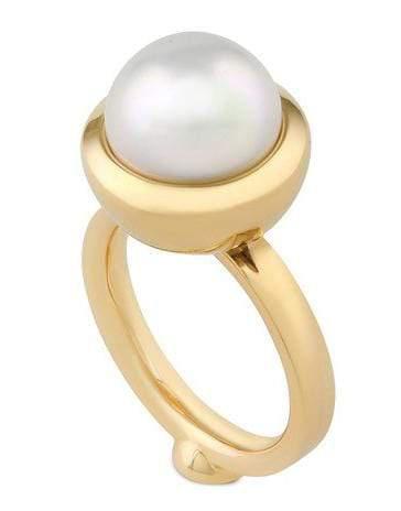 STATE PROPERTY-Portmanteau South Sea Pearl Ring-YELLOW GOLD