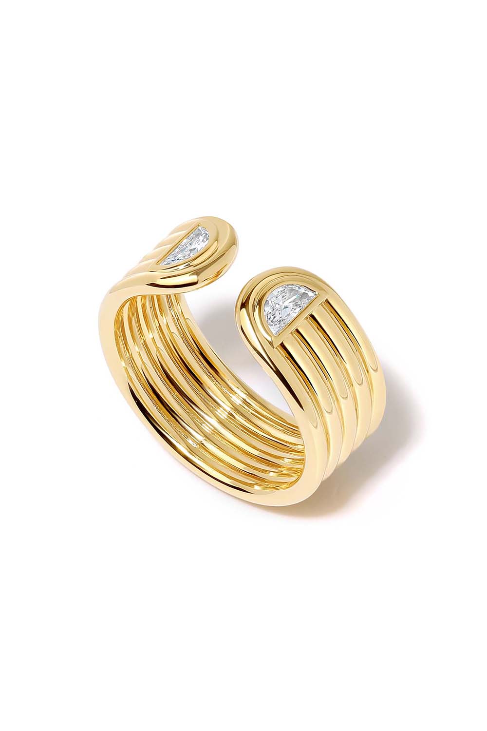 STATE PROPERTY-Marmara Diamond Ring-YELLOW GOLD