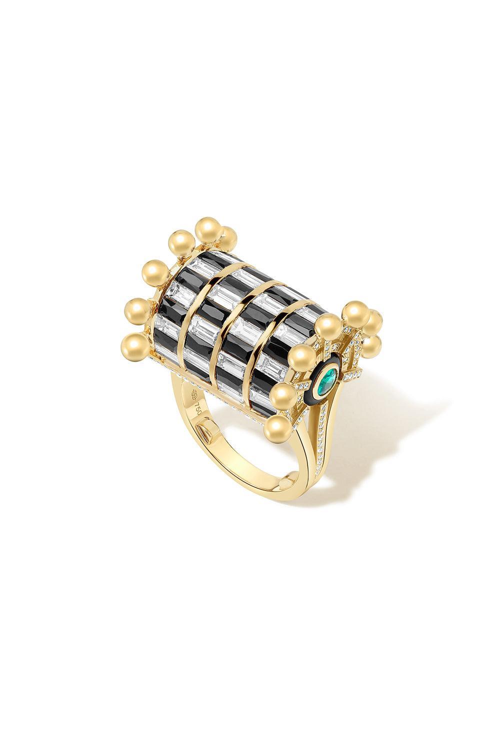 Raisina Cascade Ring-YELLOW GOLD-7-JEWELRYFINE JEWELRING-STATE PROPERTY