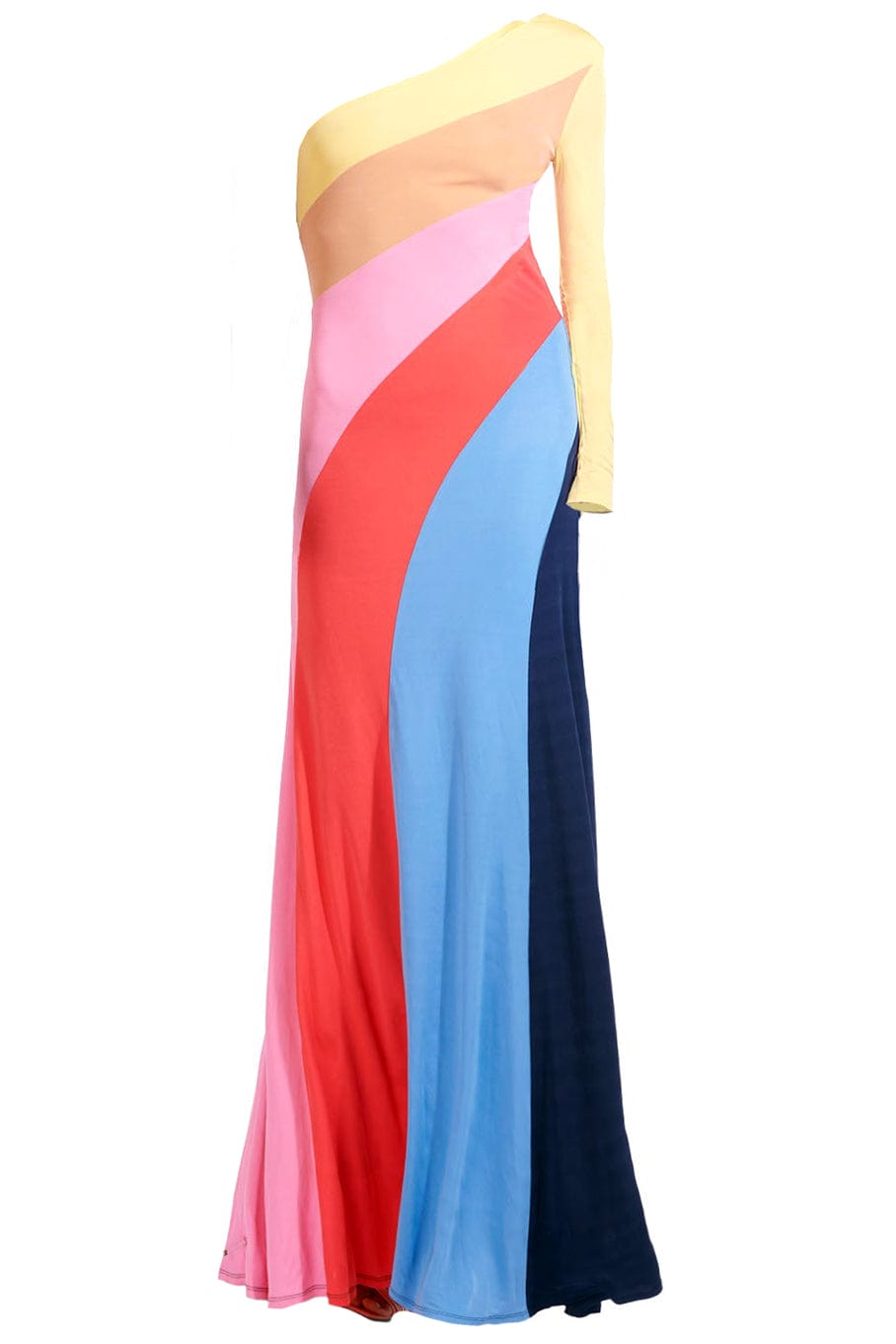 STAUD-Serena One Sleeve Maxi Dress-