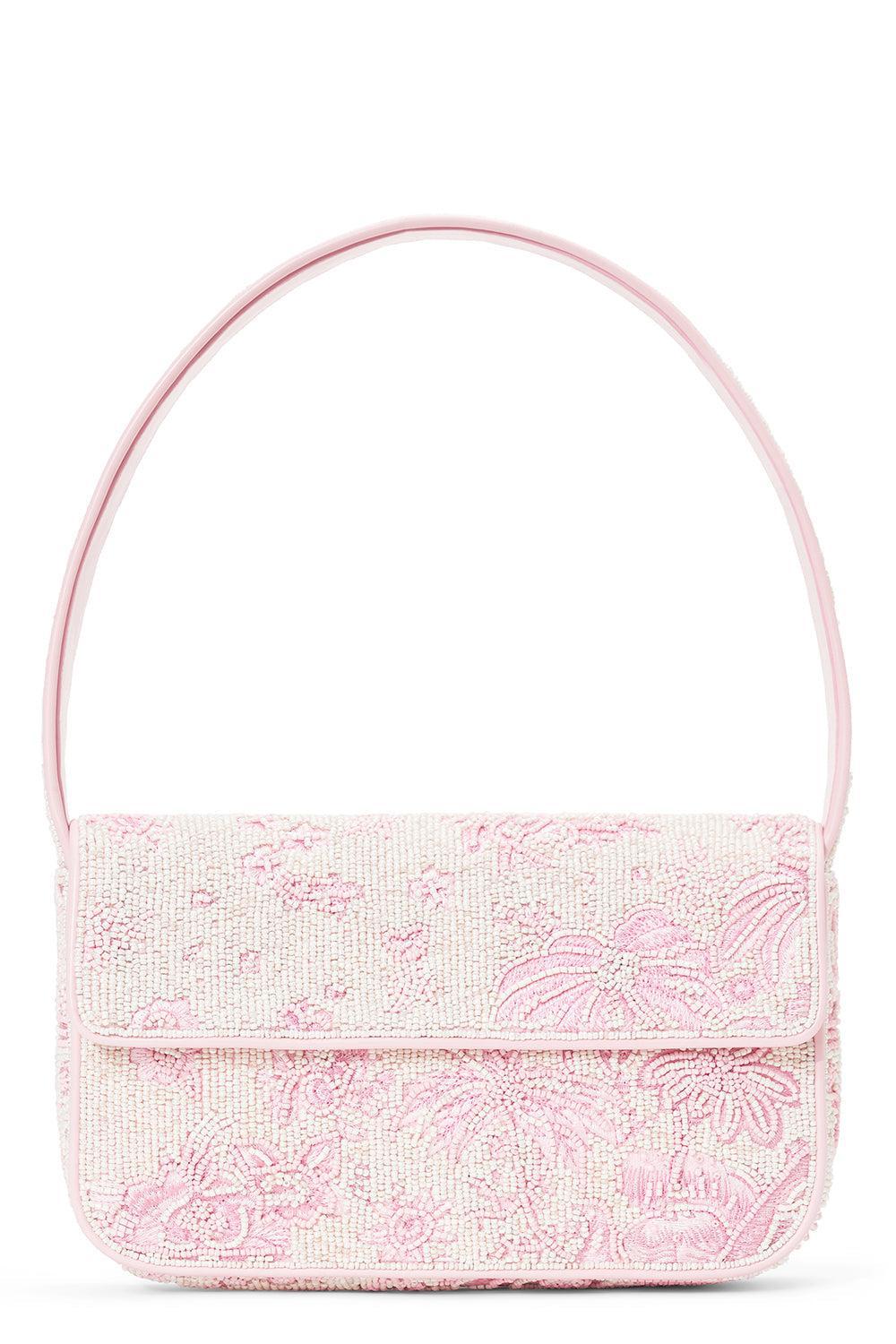 STAUD-Tommy Beaded Bag - Cherry Blossom-CHRRYBLS