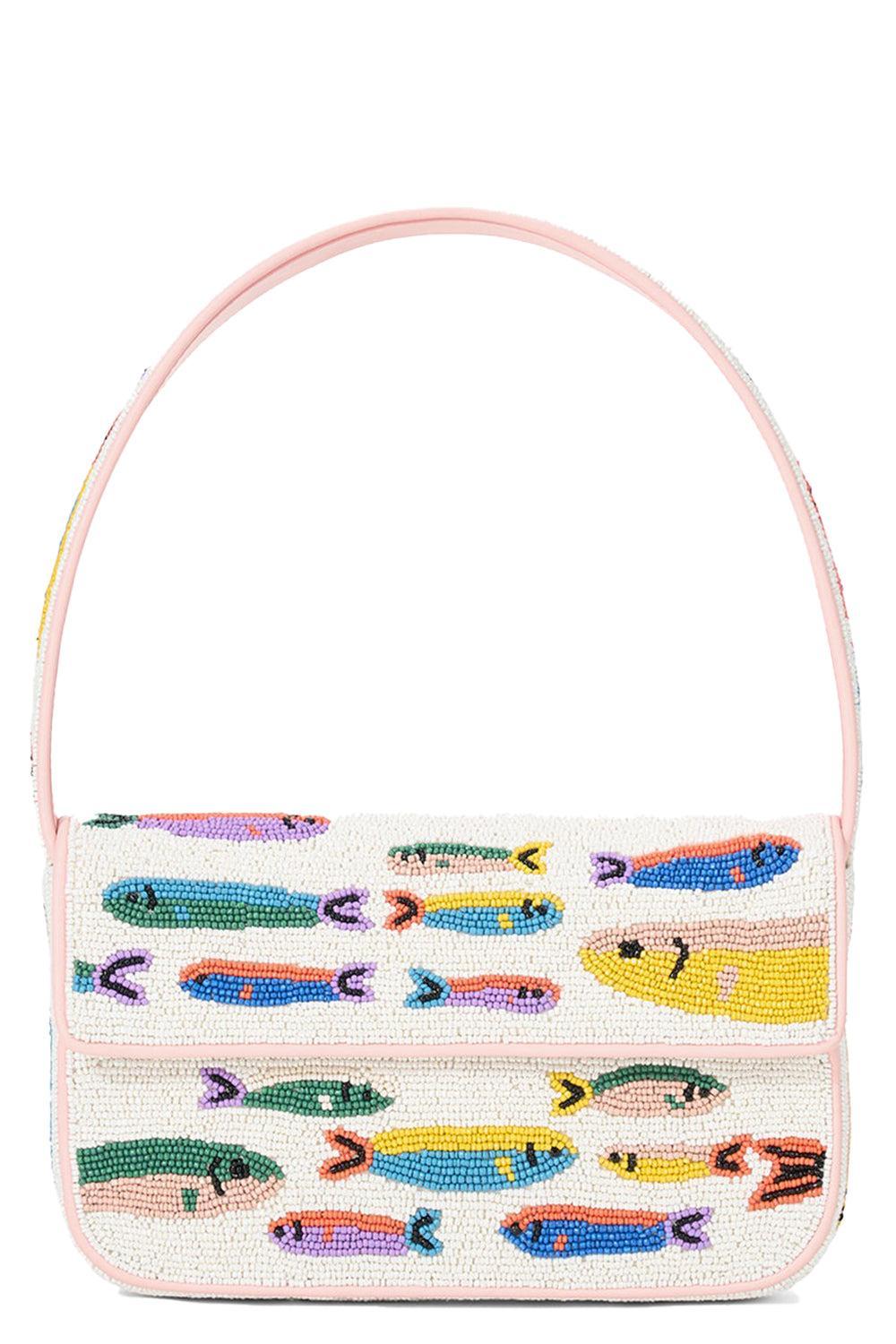 Tommy Beaded Bag - Pop Sardines-FISHIES-HANDBAGTOP HANDLE-STAUD