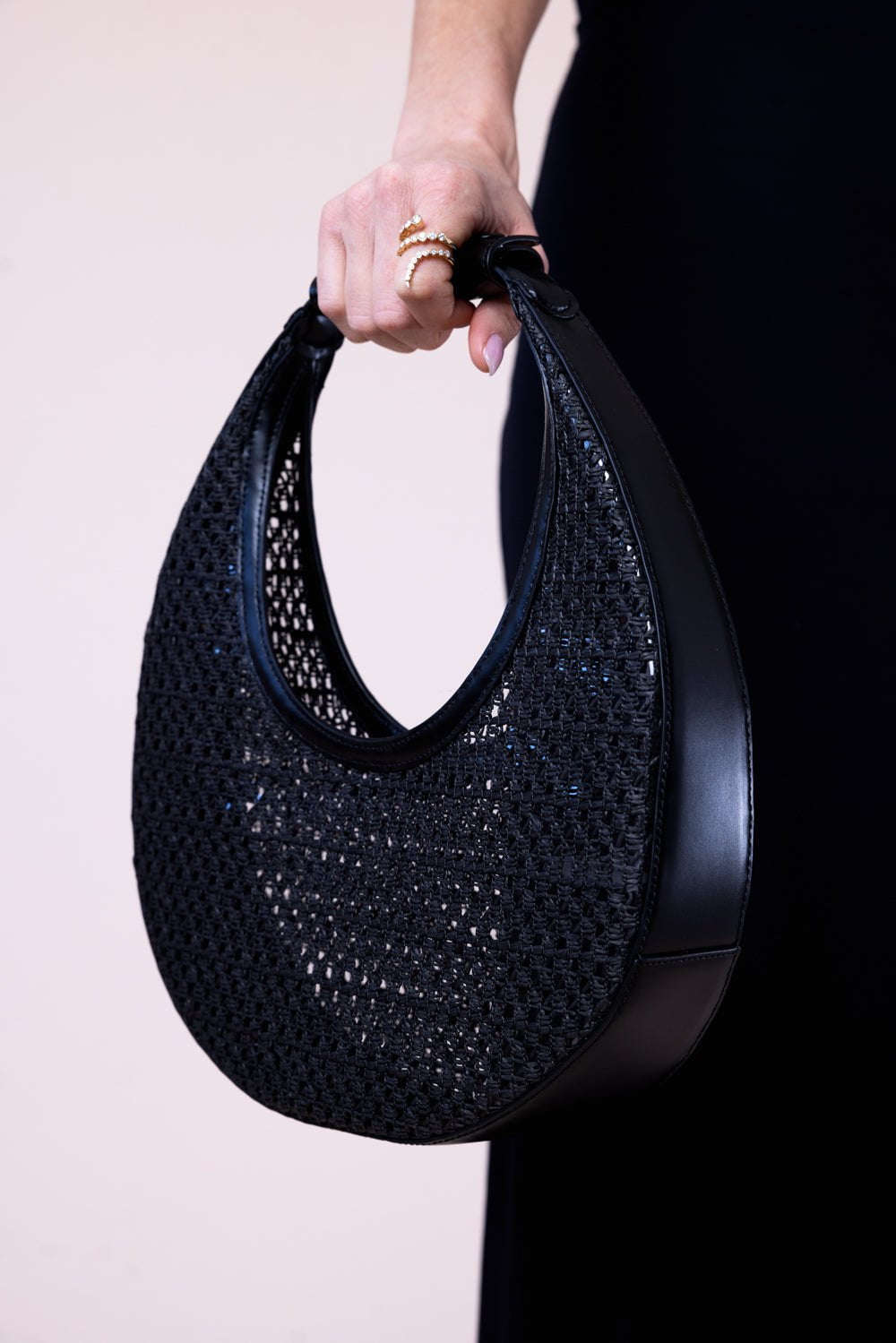 STAUD-Moon Bag - Black-BLACK