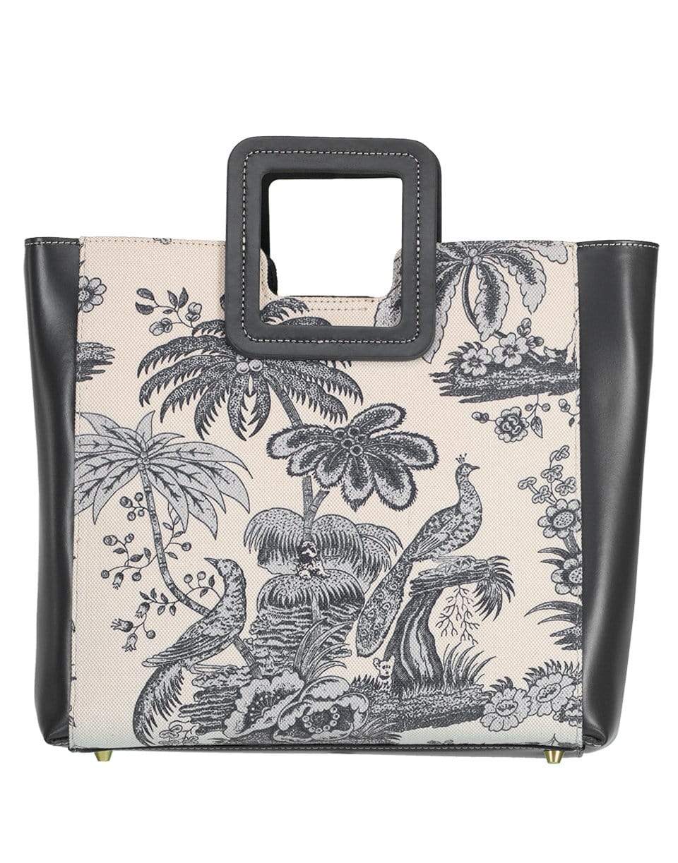 STAUD-Toile de Jouy Shirley Bag-BLUE