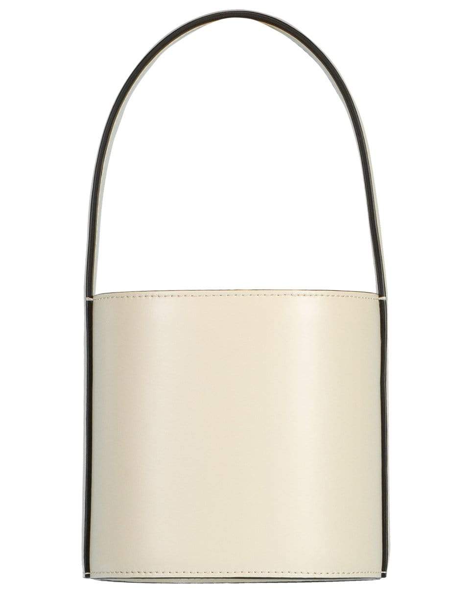 STAUD-Mini Bissett Bucket Bag-CREAM