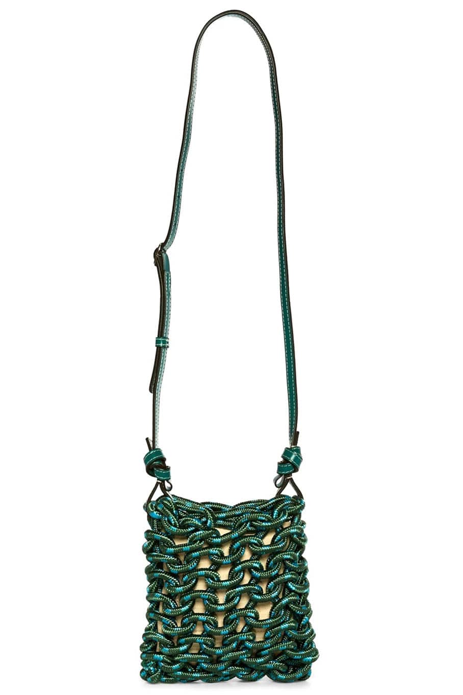STAUD-Mini Corda Crossbody Bag - Costal-COASTAL