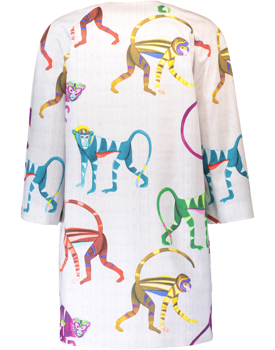 STELLA JEAN-Monkey Print Coat-