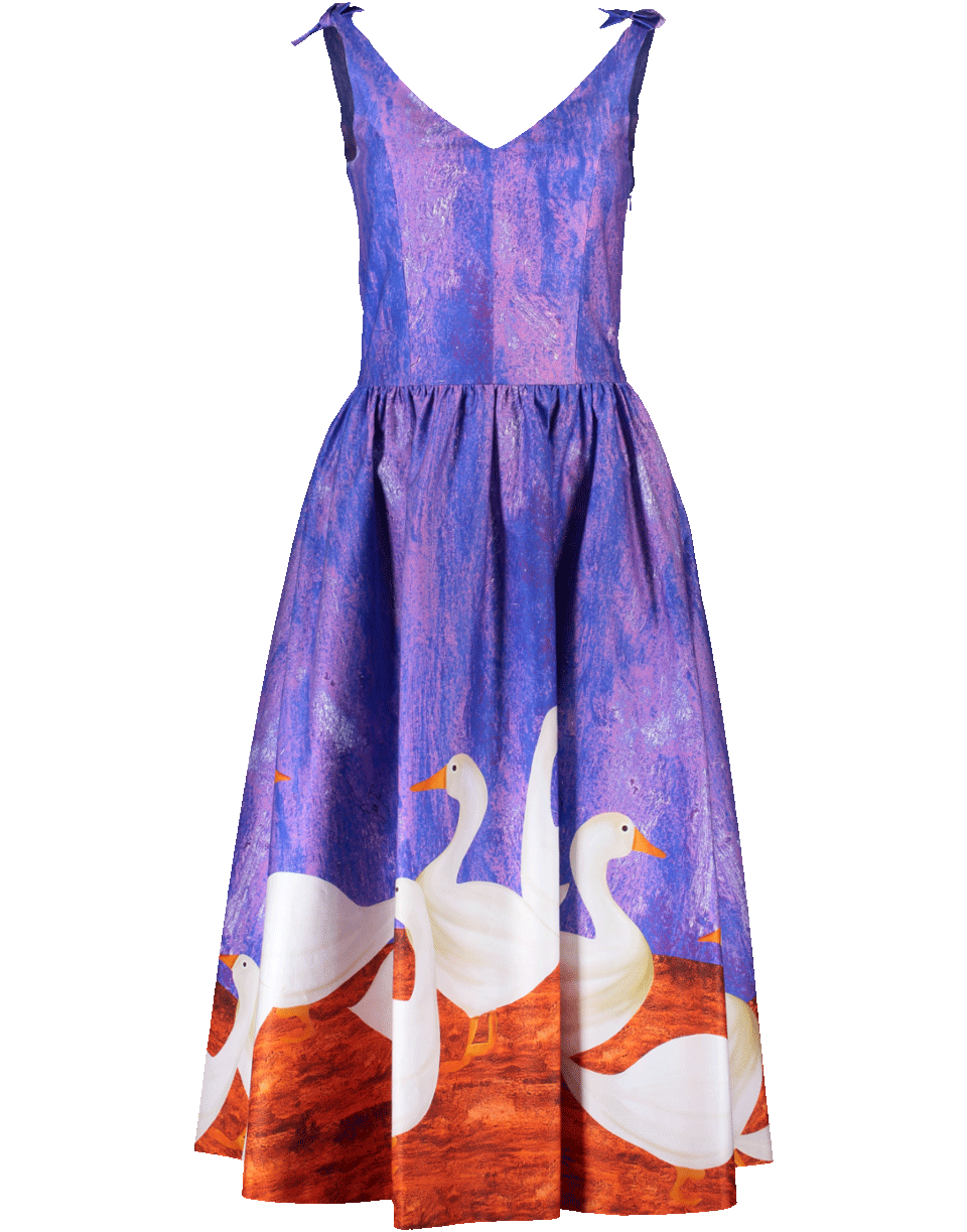 STELLA JEAN-Goose Print Dress-
