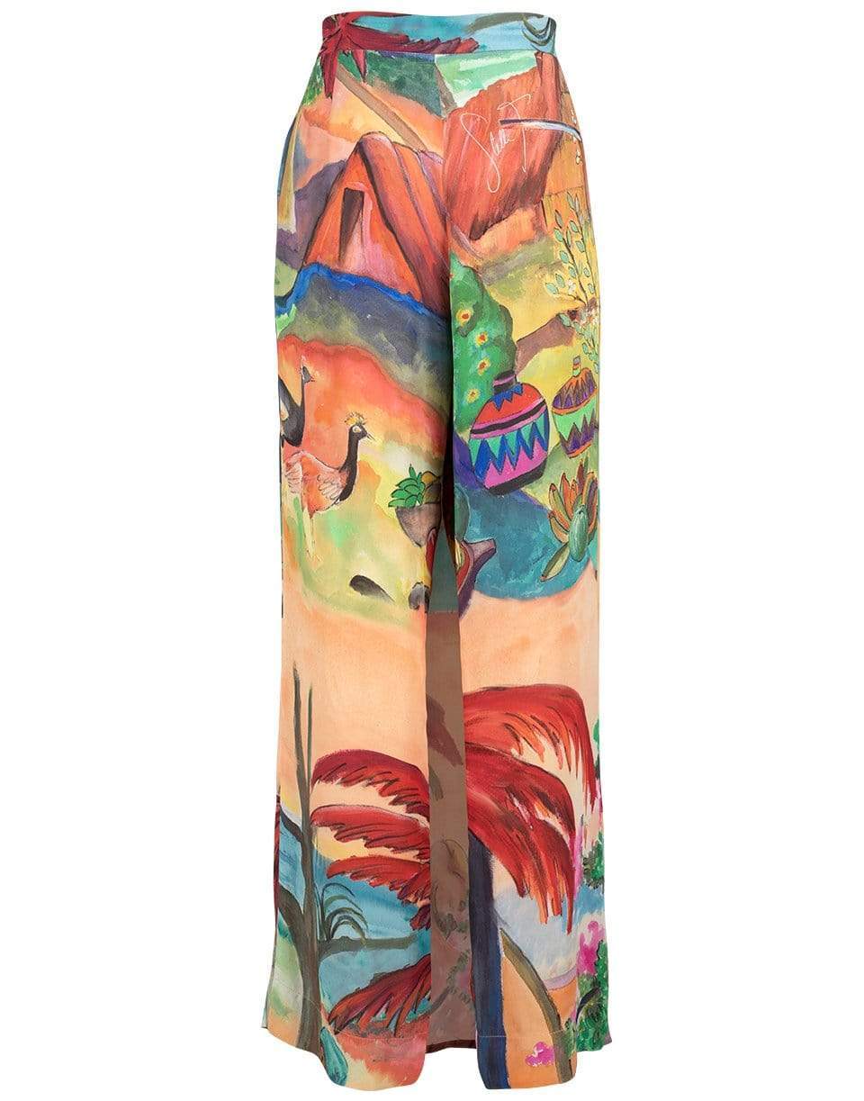 STELLA JEAN-Print Wrap Trousers-