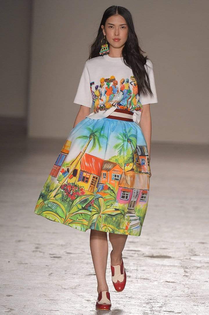 STELLA JEAN-Camello Skirt-