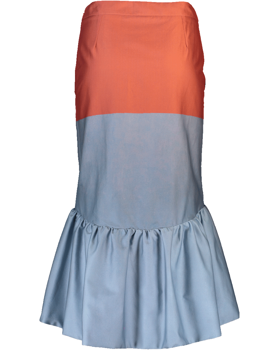 STELLA JEAN-Monkey Print Flare Skirt-
