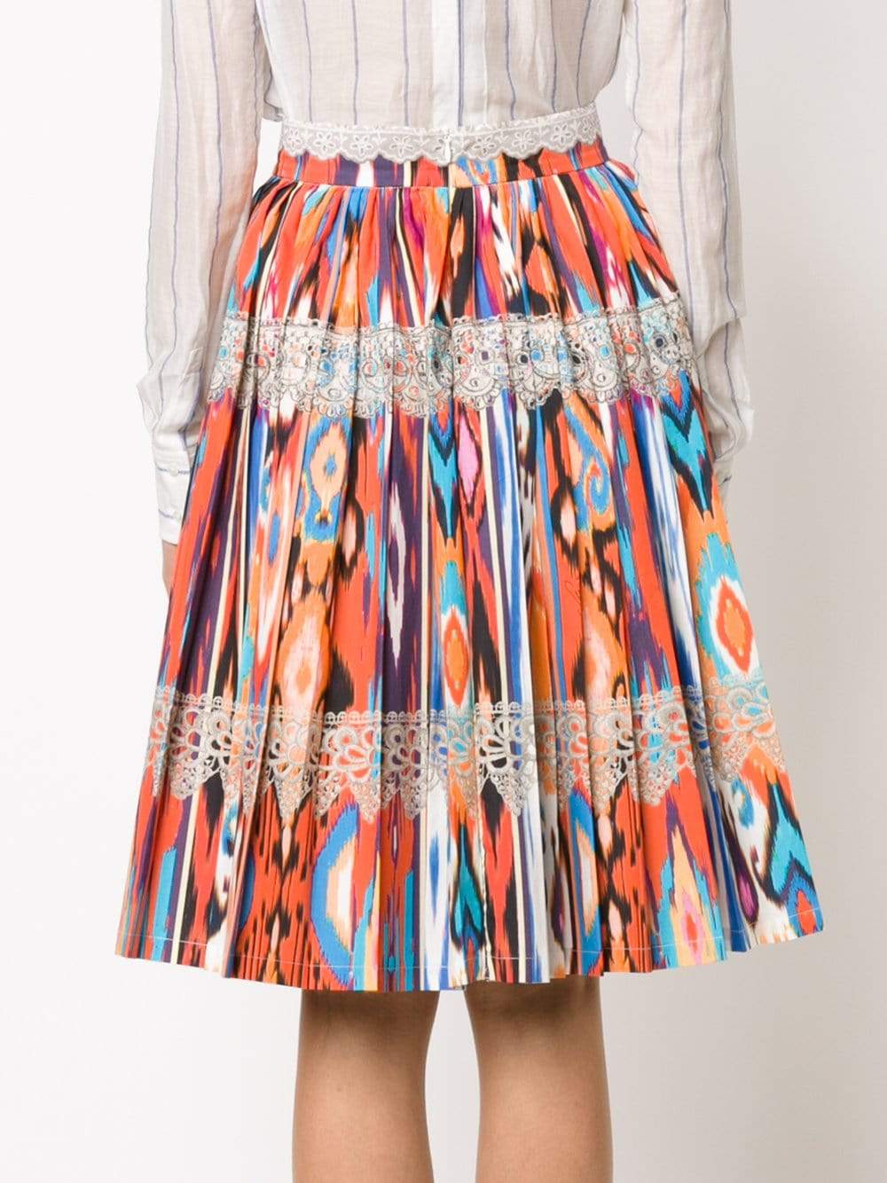 STELLA JEAN-Liutaio Abstract Print Skirt-